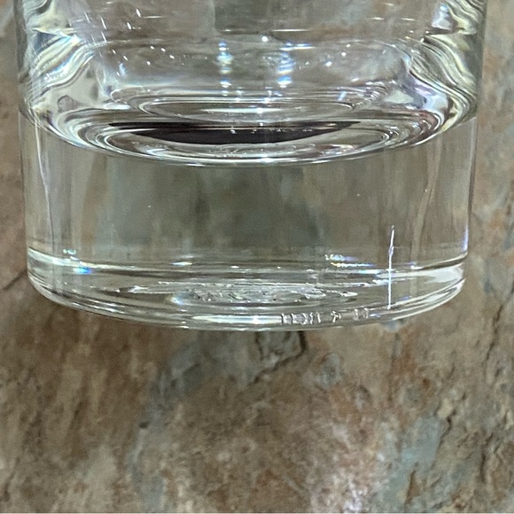 Crown Royal Embossed Logo on the Base Heavy Bottom Clear Whiskey Glasses - Picture 9 of 11